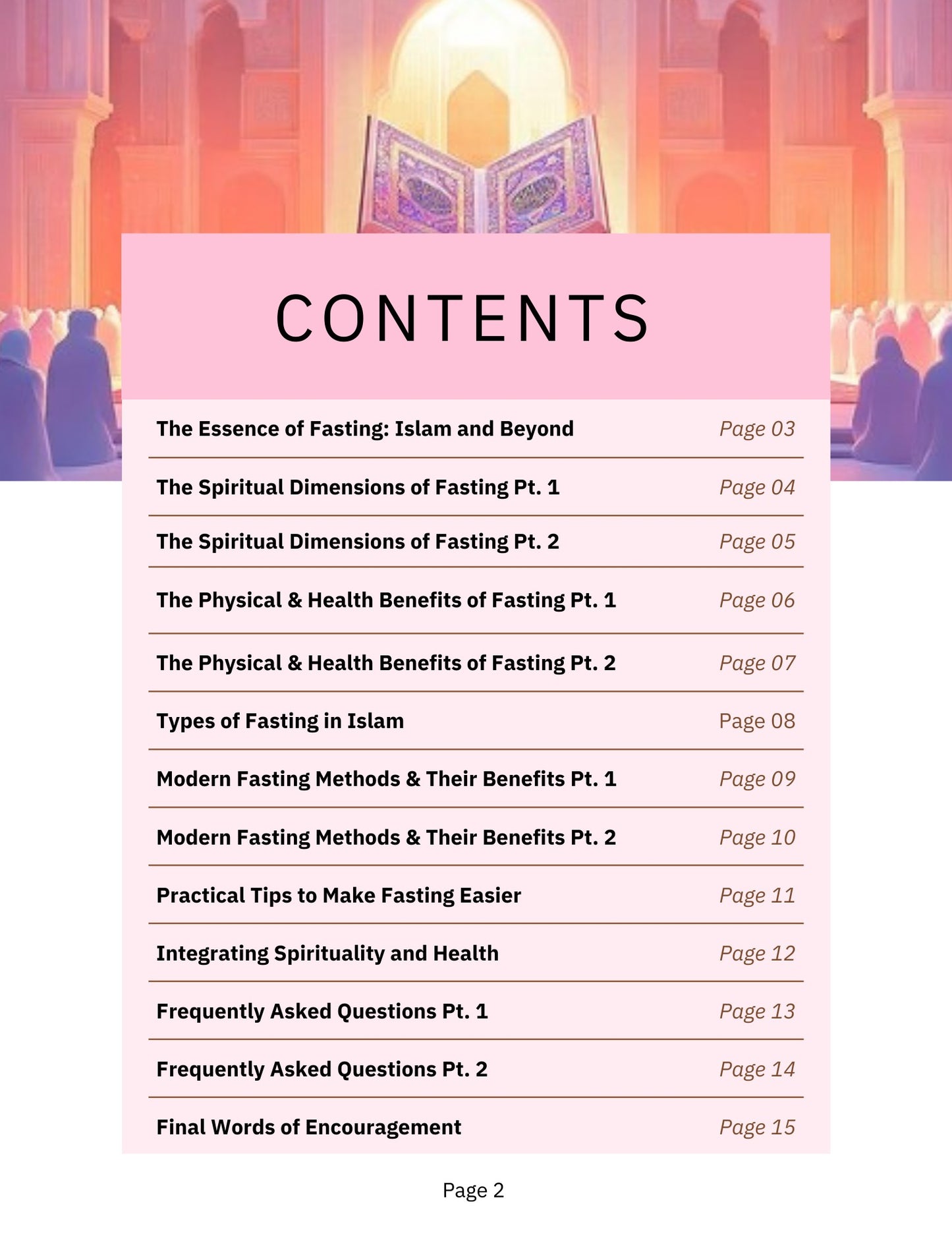 Fasting for Spirituality & Health: A Complete Guide to Islamic & Scientific Benefits